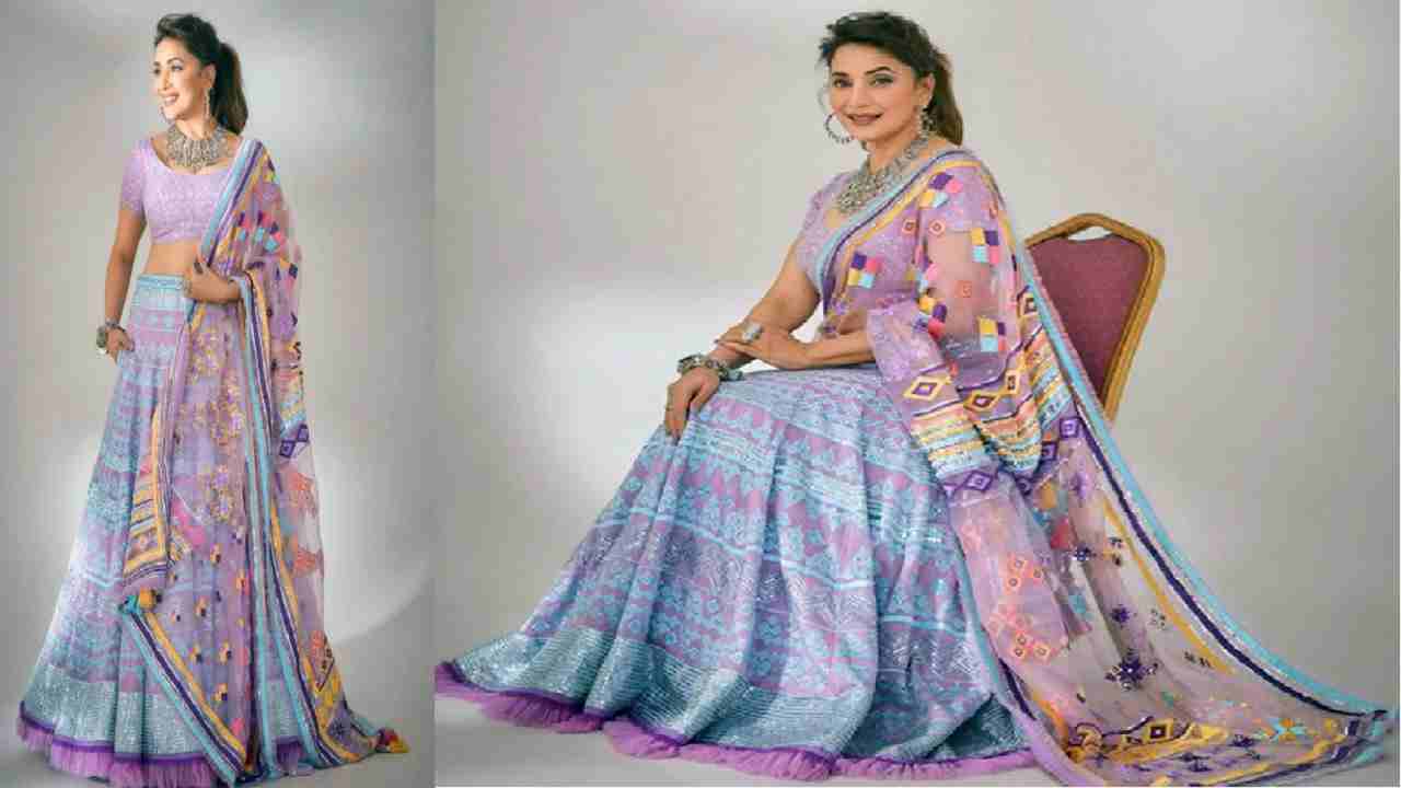 Madhuri Dixit फैशन में लाईं पॉकेट लहंगा